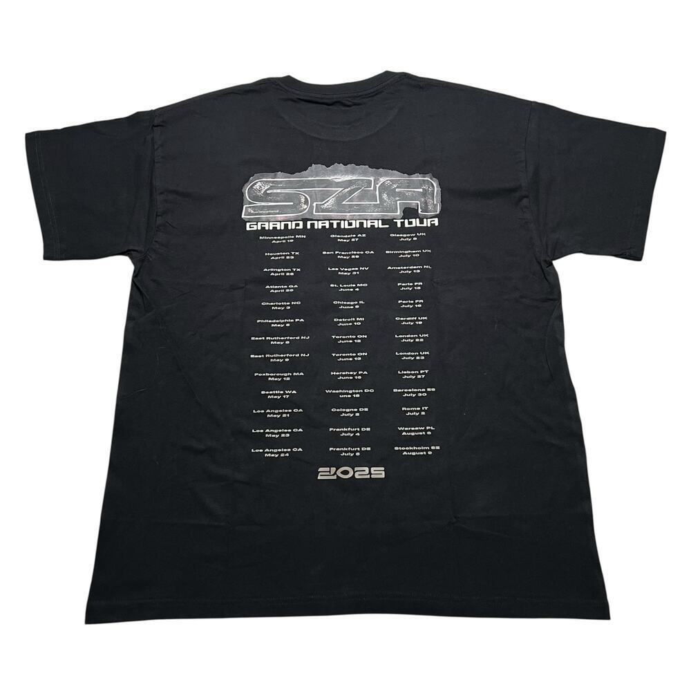 Kendrick Lamar SZA Grand National Tour" 2025 T-shirt  size men XXL loose baggy